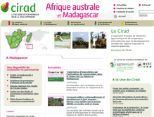 Tablet Screenshot of madagascar.cirad.fr