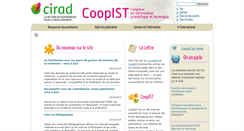 Desktop Screenshot of coop-ist.cirad.fr