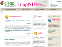Tablet Screenshot of coop-ist.cirad.fr