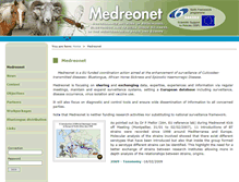 Tablet Screenshot of medreonet.cirad.fr