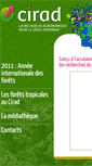 Mobile Screenshot of forets2011.cirad.fr