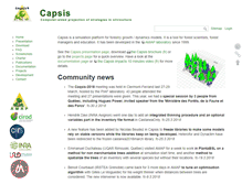 Tablet Screenshot of capsis.cirad.fr