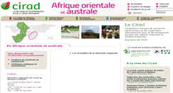 Desktop Screenshot of afrique-orientale-australe.cirad.fr