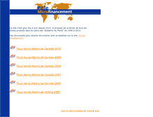 Tablet Screenshot of microfinancement.cirad.fr