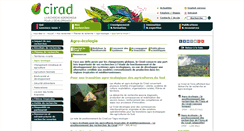 Desktop Screenshot of agroecologie.cirad.fr