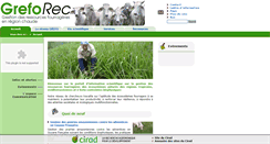 Desktop Screenshot of greforec.cirad.fr