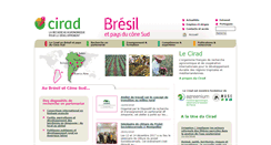 Desktop Screenshot of bresil.cirad.fr