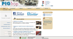 Desktop Screenshot of pigtrop.cirad.fr