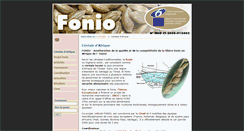 Desktop Screenshot of inco-fonio.cirad.fr
